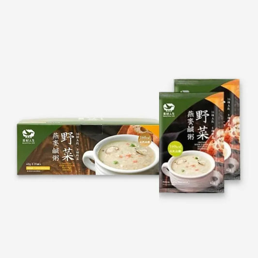 野菜燕麥鹹粥