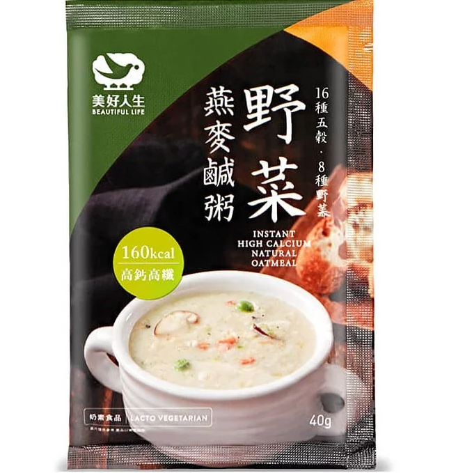 野菜燕麥鹹粥