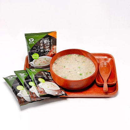 野菜燕麥鹹粥